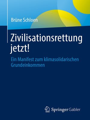 cover image of Zivilisationsrettung jetzt!